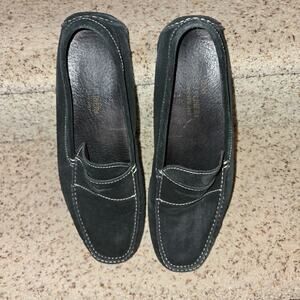 Donald J Pliner Men's Slip-On Black Suede Leather Driving Loafer Men's Size 11M